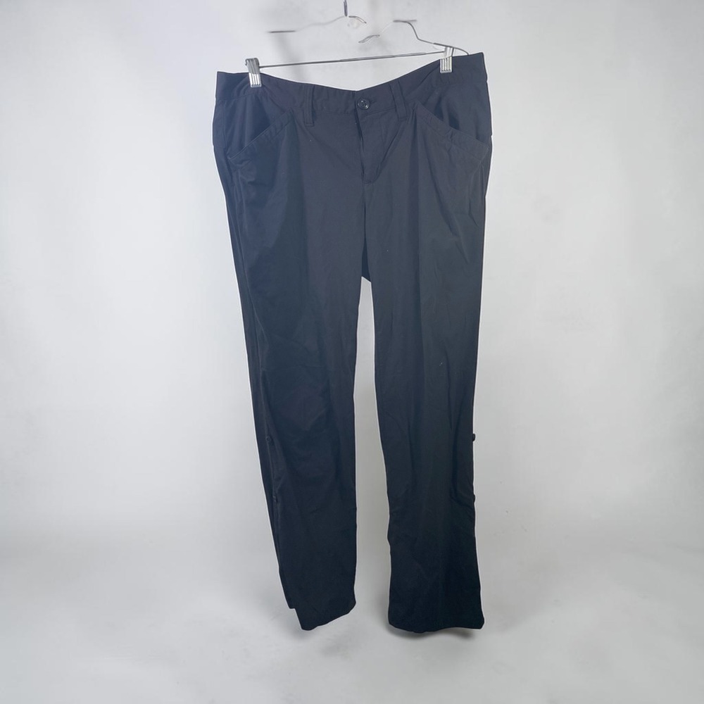 Eddie Bauer Travex Womens 8 Hiking Pants Black Straight Leg Outdoor Travel